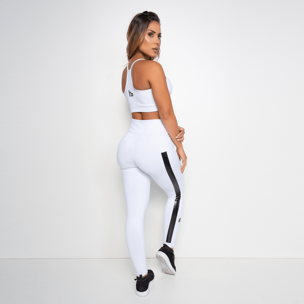 legging com cadarço